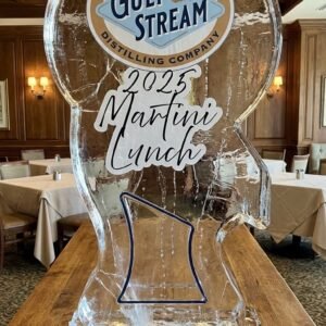 Custom ice luge sculpture