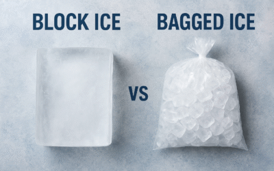 Block Ice vs. Bagged Ice: What Event Planners Need to Know