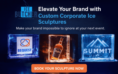 Elevate Your Corporate Identity with The Ice Butcher’s Custom Ice Sculptures